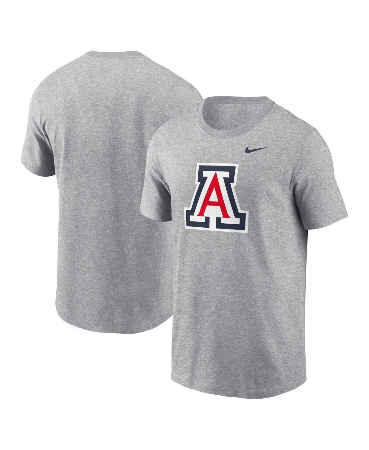 Nike Mens Heather Gray Arizona Wildcats Primetime Evergreen Logo T-Shirt Product Image