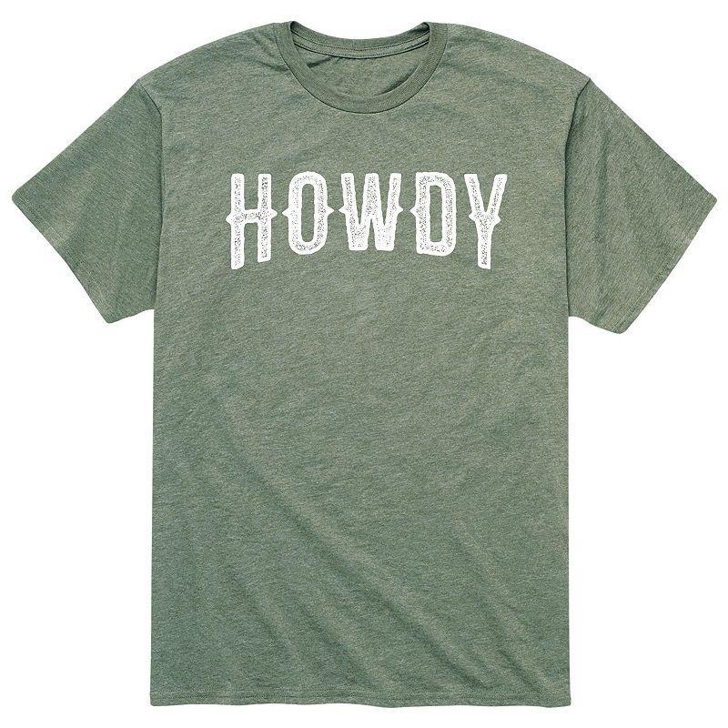 Mens Howdy Tee Blue Product Image