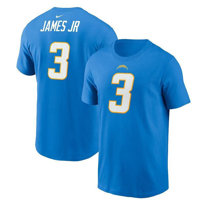 Mens Nike Derwin James Jr. Powder Blue Los Angeles Chargers Player Name & Number T-Shirt Product Image