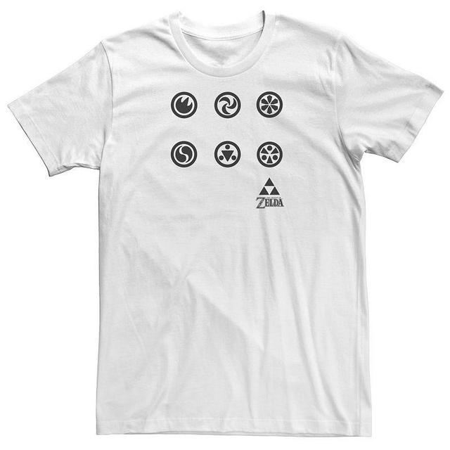 Mens Zelda Element Symbols Tee Product Image