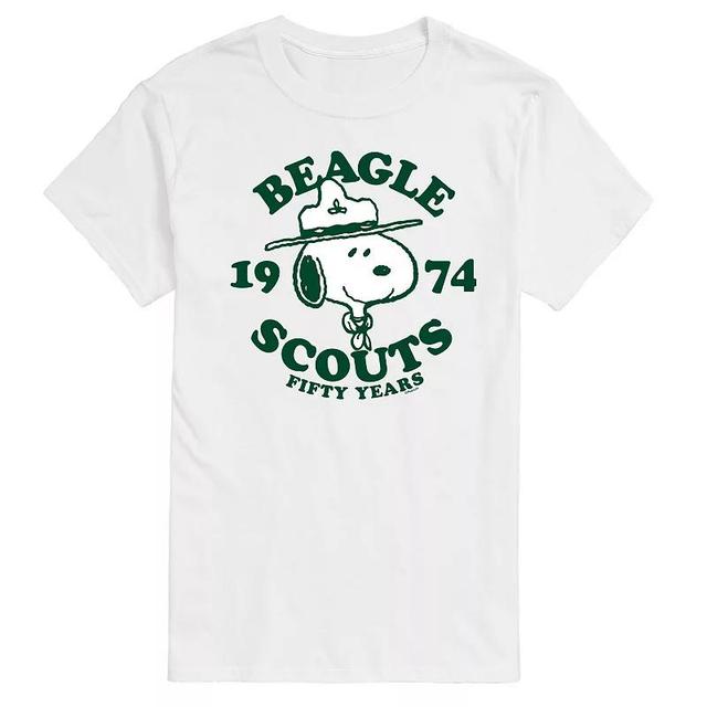 Big & Tall Peanuts Beagle Scouts 50 Years Graphic Tee, Mens Product Image