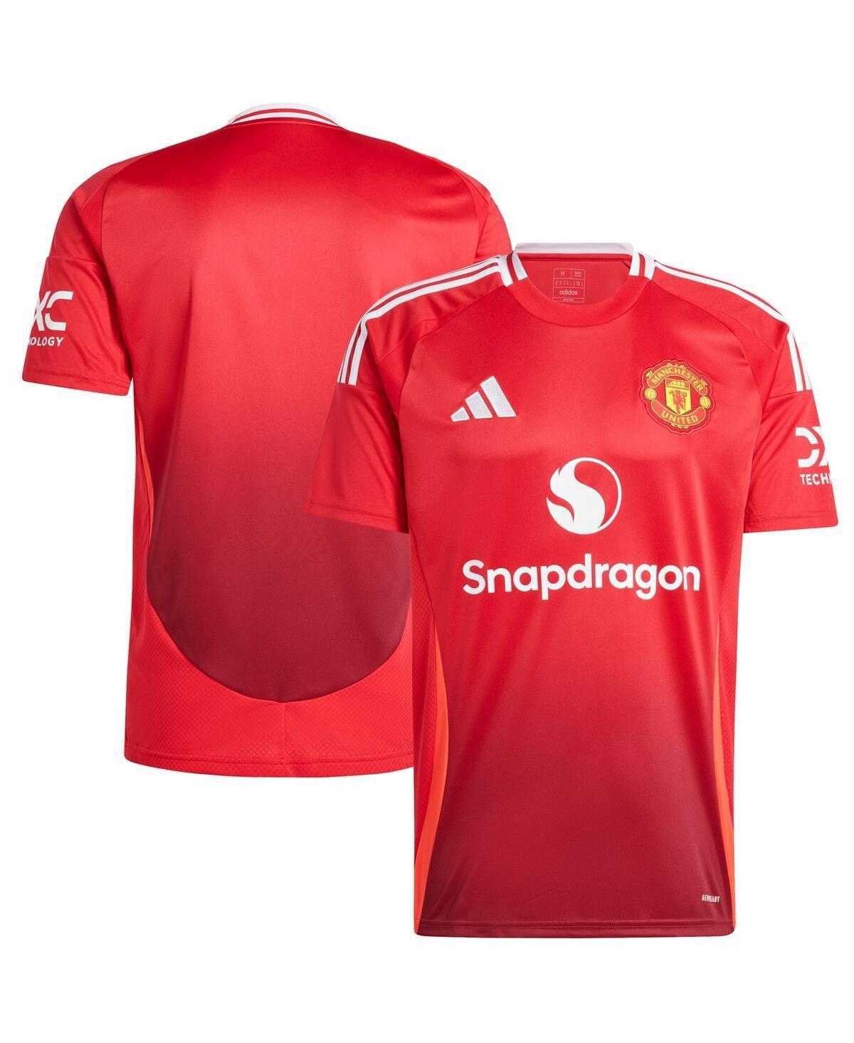 Mens adidas Red Manchester United 2024/25 Home Replica Jersey Product Image