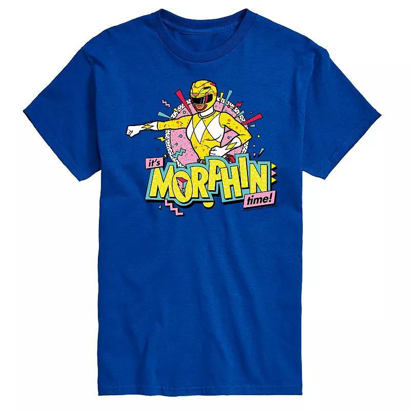 Big & Tall Power Rangers Morphin Time Yellow Graphic Tee, Mens Product Image