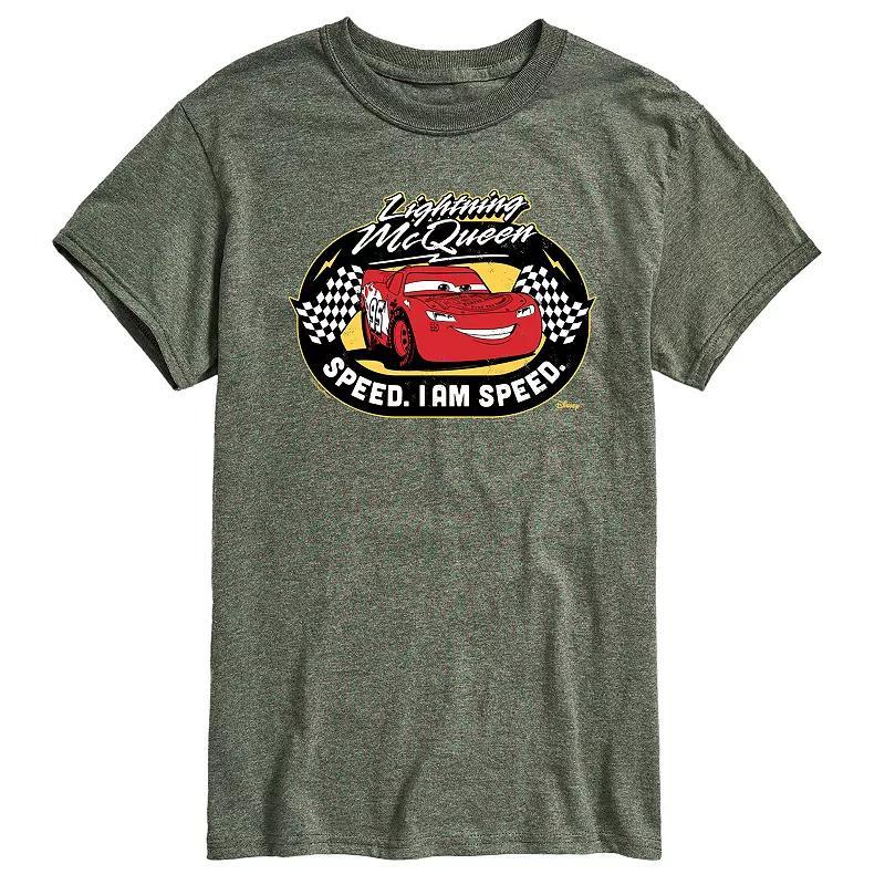 Disney / Pixars Lightning McQueen Cars Mens Race Track Graphic Tee Product Image