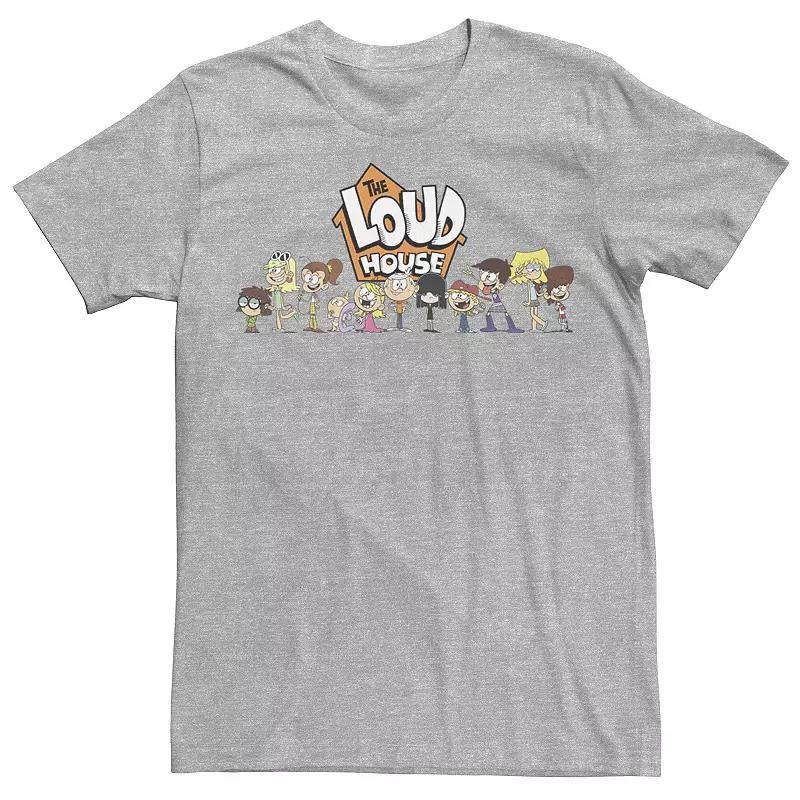 Mens The Loud House Group Shot Tee Grey Heather Product Image