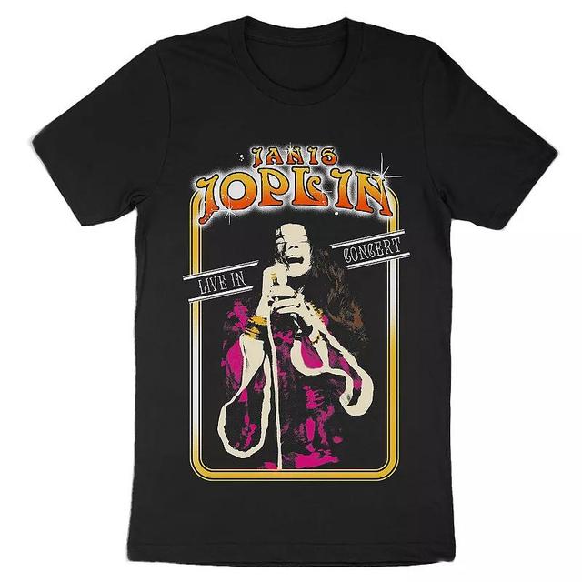 Mens Janis Joplin Live In Concert Tee Product Image