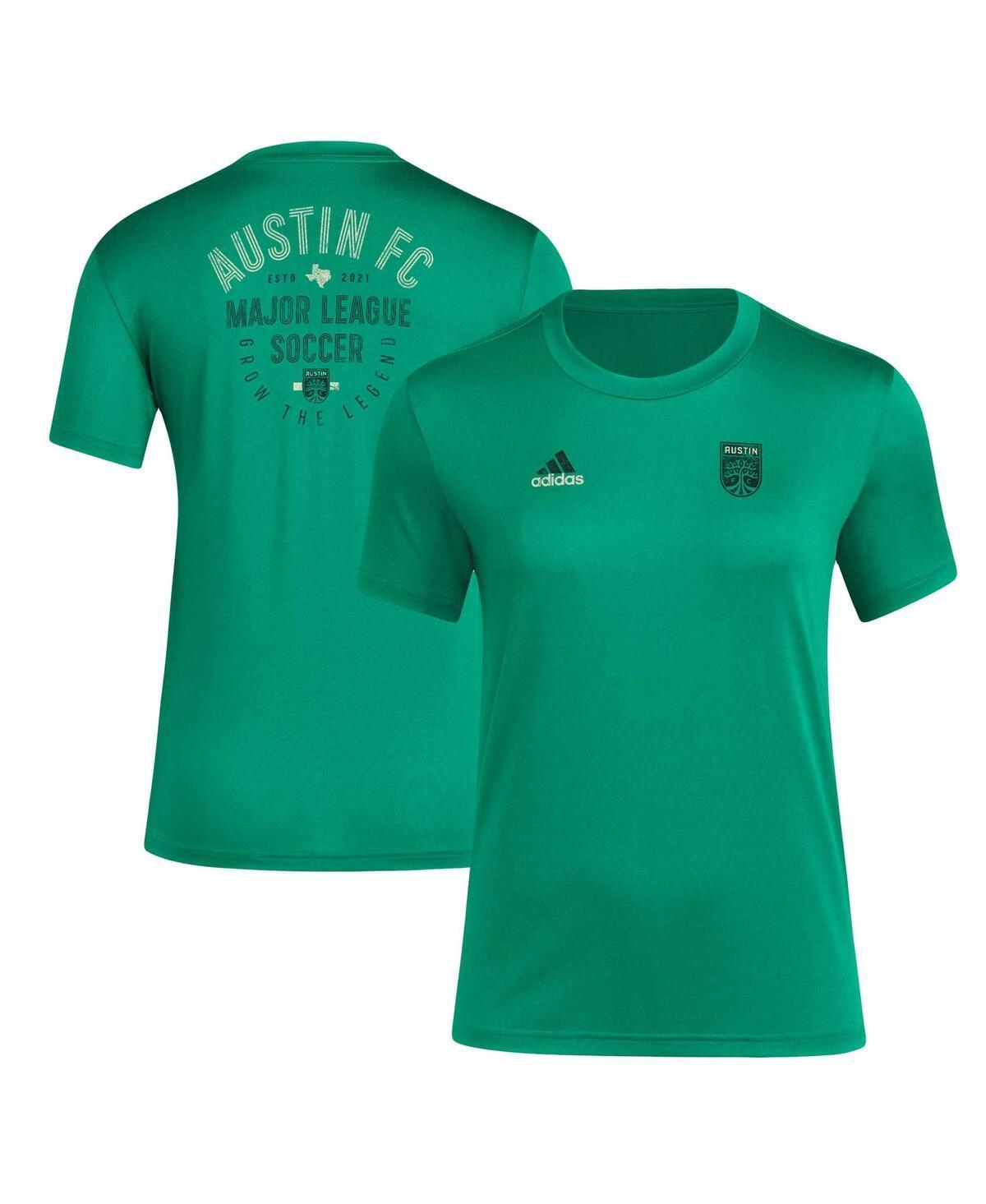 Womens adidas Green Austin FC Local Stoic T-Shirt Product Image