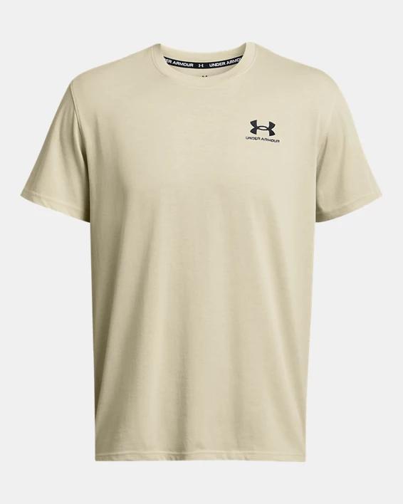 Men's UA Logo Embroidered Heavyweight Short Sleeve Product Image