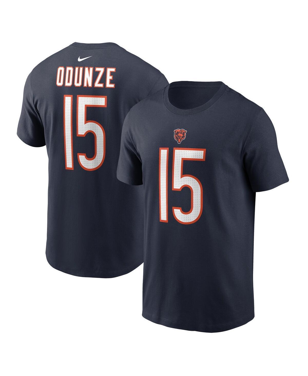 Nike Mens Rome Odunze Navy Chicago Bears 2024 Nfl Draft First Round Pick Name Number T-Shirt Product Image