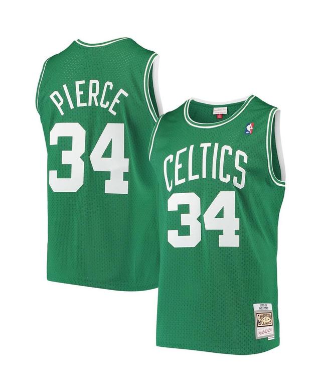 Mens Mitchell & Ness Paul Pierce Kelly Green Boston Celtics Hardwood Classics Swingman Jersey - Kelly Green Product Image