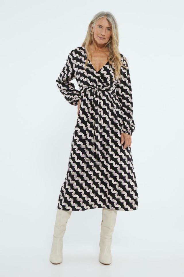 Geo Print Midi Dress Product Image