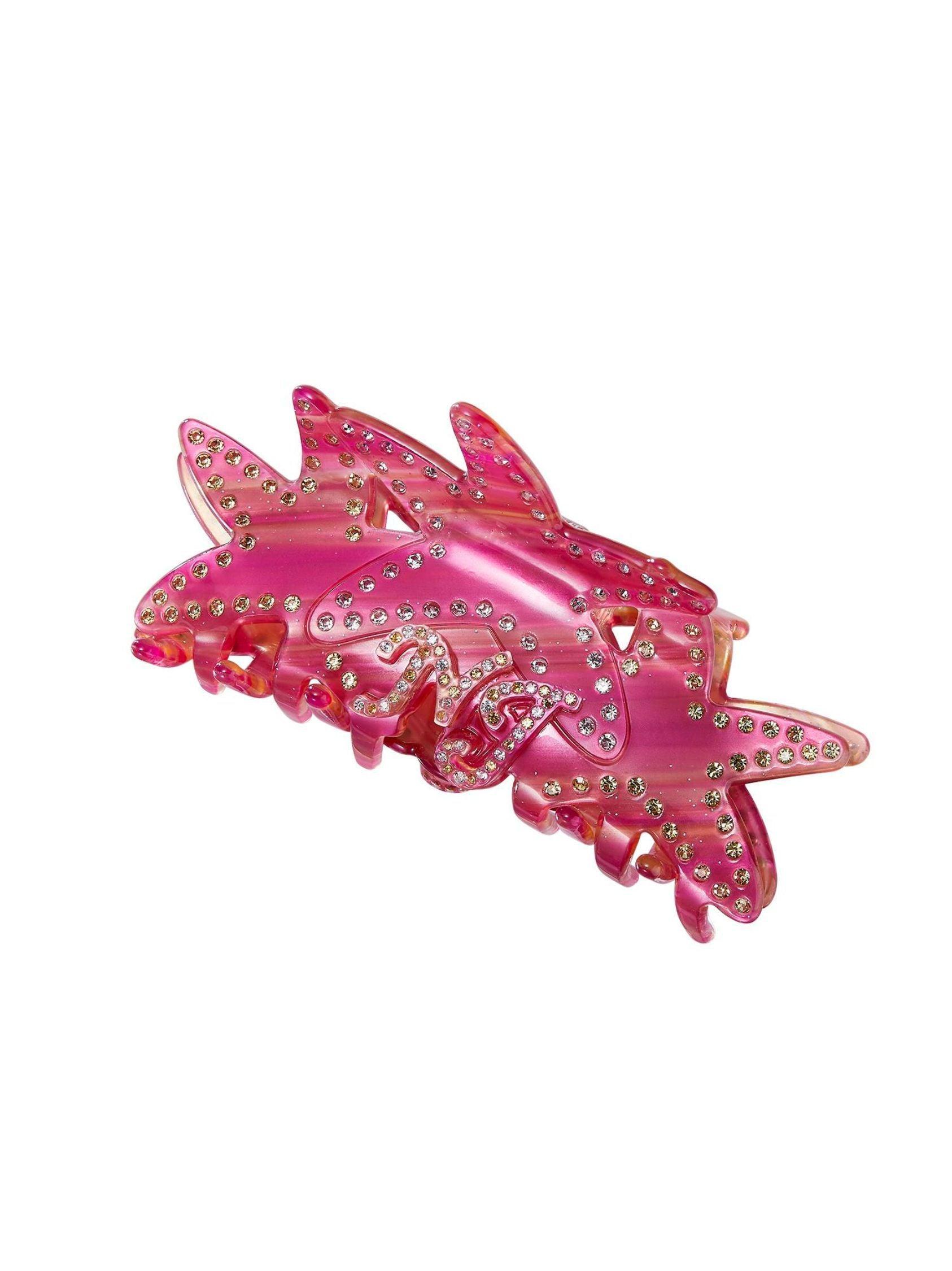 Paulina Crystal Star Claw Clip (Pink) Product Image