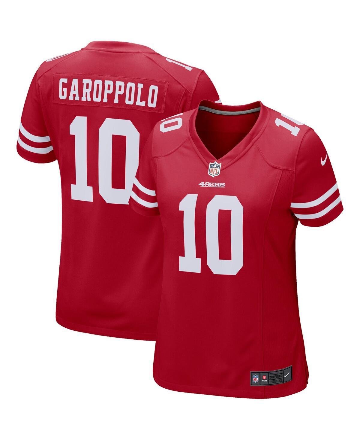 Womens Nike Jimmy Garoppolo Scarlet San Francisco 49ers Game Player Jersey - Scarlet Product Image