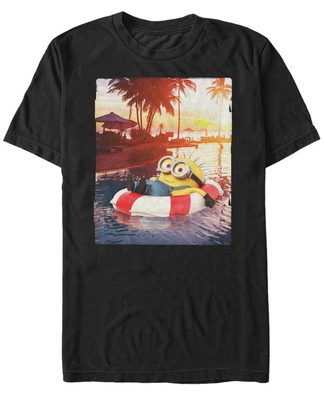 Fifth Sun Minions Mens Jerry Sunset Float Short Sleeve T-Shirt Product Image