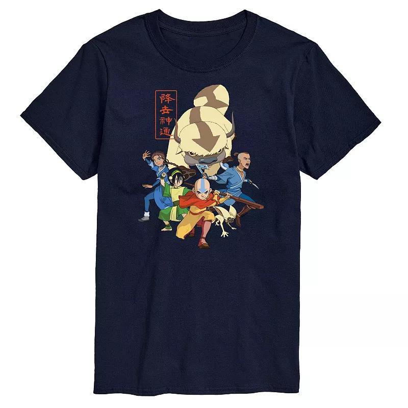 Big & Tall Avatar The Last Airbender Characters Graphic Tee, Mens Product Image