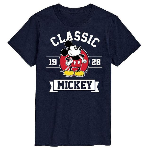 Big & Tall Disney Mickey Classic 28 Tee, Mens Blue Product Image