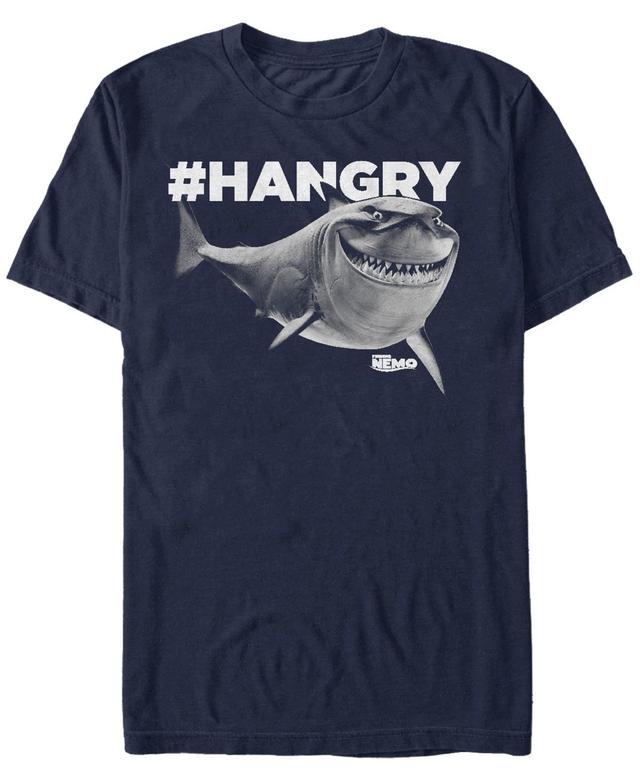 Mens Disney Pixar Finding Nemo Hangry Bruce Graphic Tee Blue Product Image