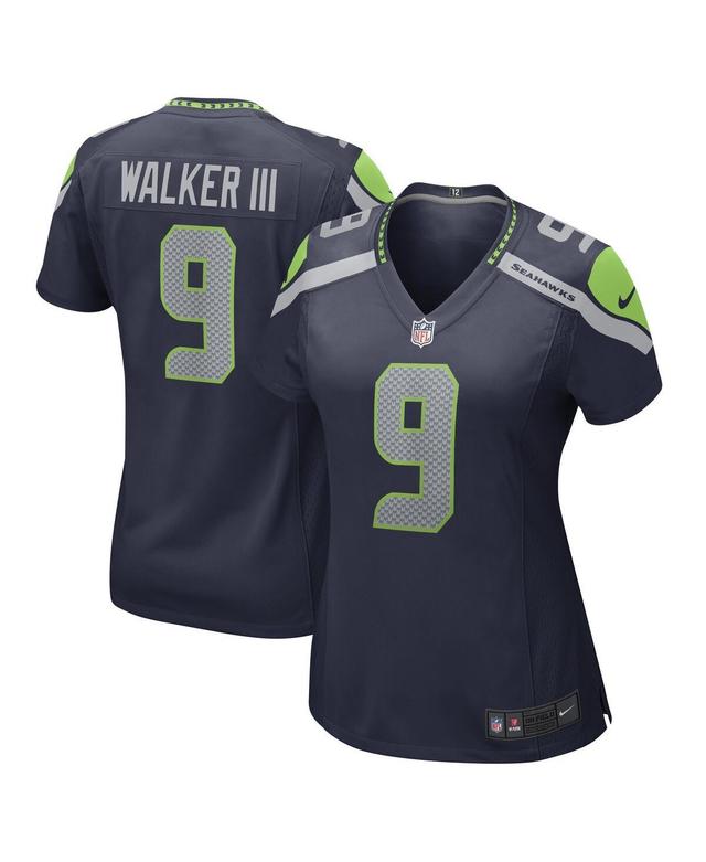 Womens Nike Kenneth Walker III College Seattle Seahawks Game Player Jersey Blue Product Image