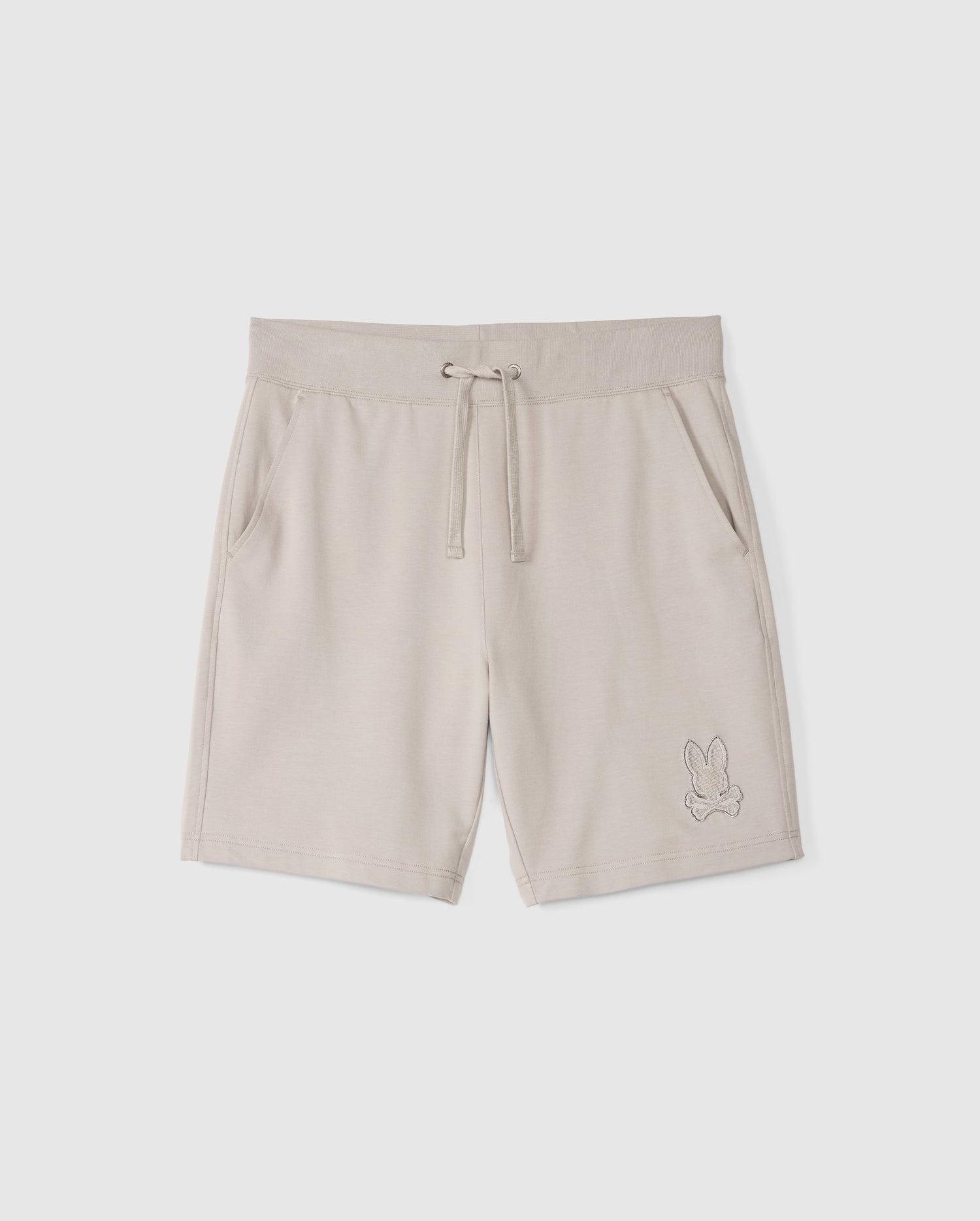 Psycho Bunny Men's Walter Lightweight Sweatshort 110 OYSTER Product Image