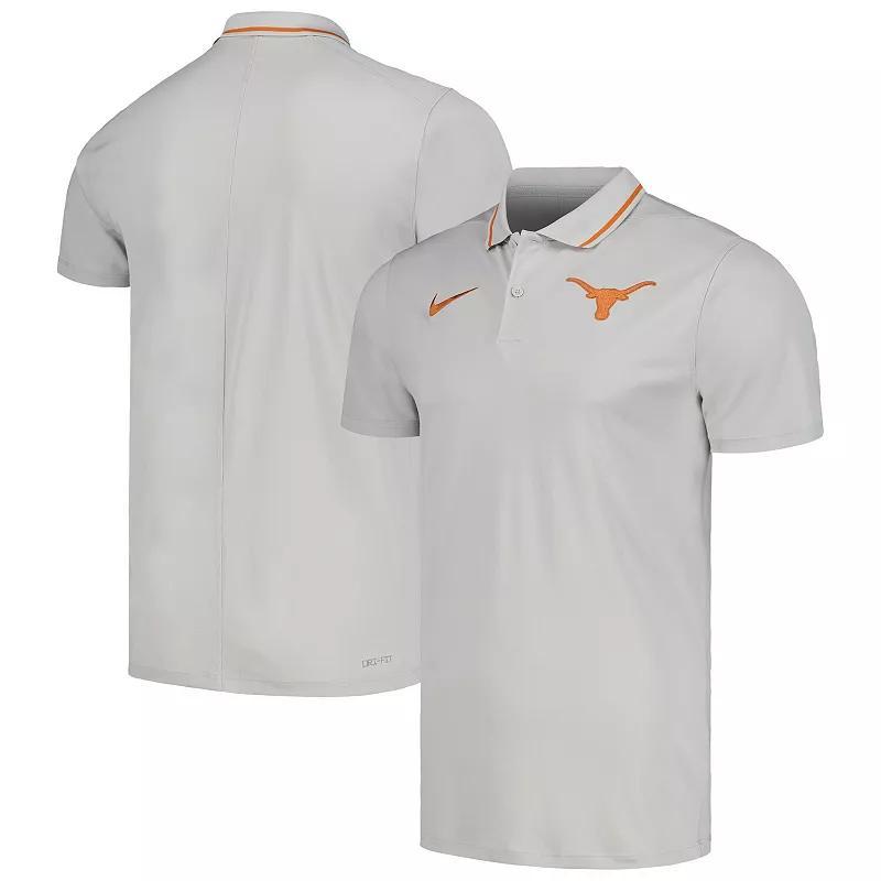 Mens Nike Gray Texas Longhorns 2023 Coaches Performance Polo Product Image