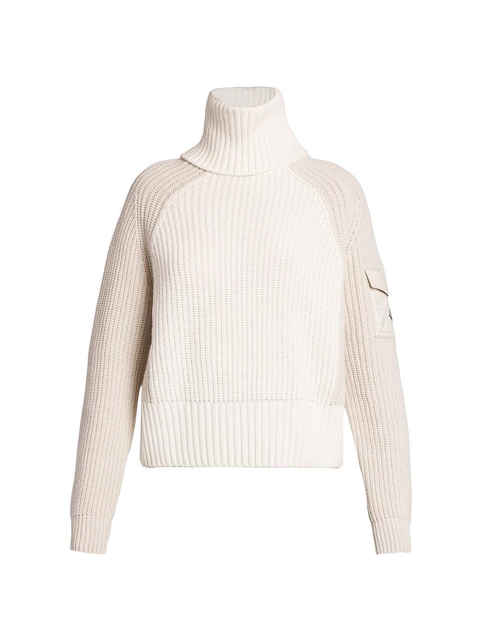 Womens Mainline Wool & Cashmere Turtleneck Sweater Product Image