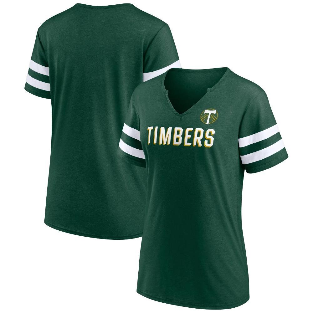 MLS Portland Timbers Womens Split Neck Team Specialty T-Shirt Product Image