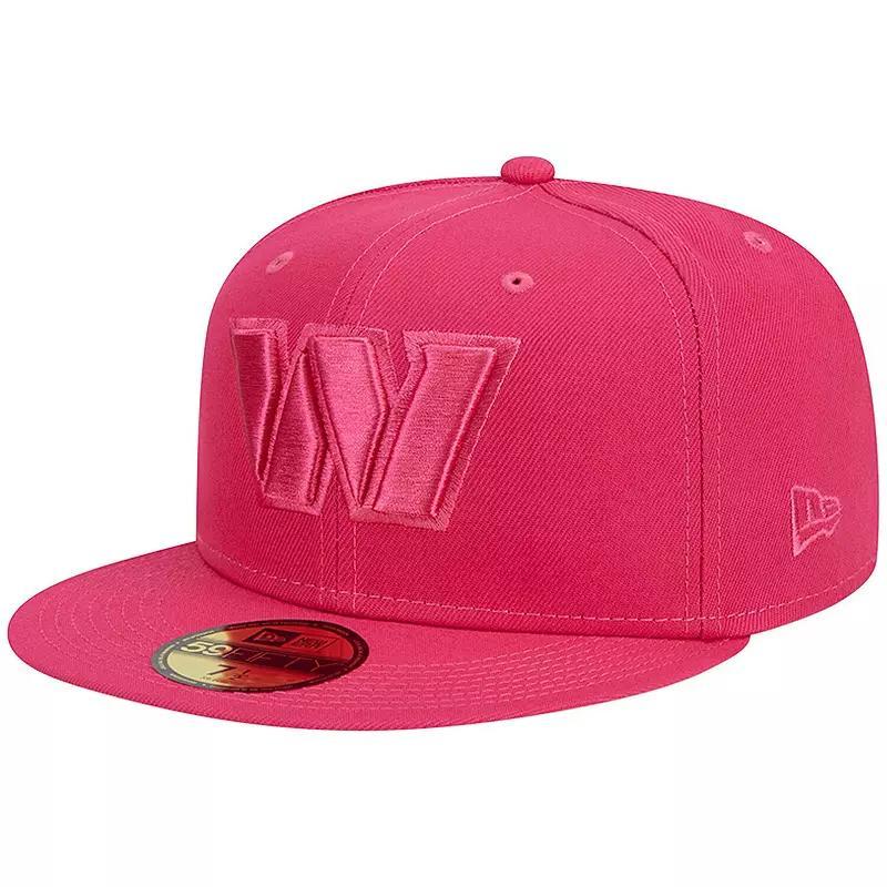 Mens New Era Pink Washington Commanders Color Pack 59FIFTY Fitted Hat Product Image