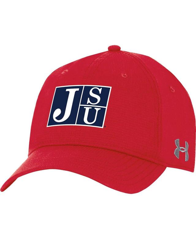 Mens Under Armour Red Jackson State Tigers CoolSwitch AirVent Adjustable Hat Product Image