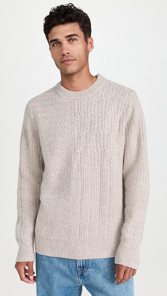 Les Deux Fernando Mixed Stitch Sweater | Shopbop Product Image