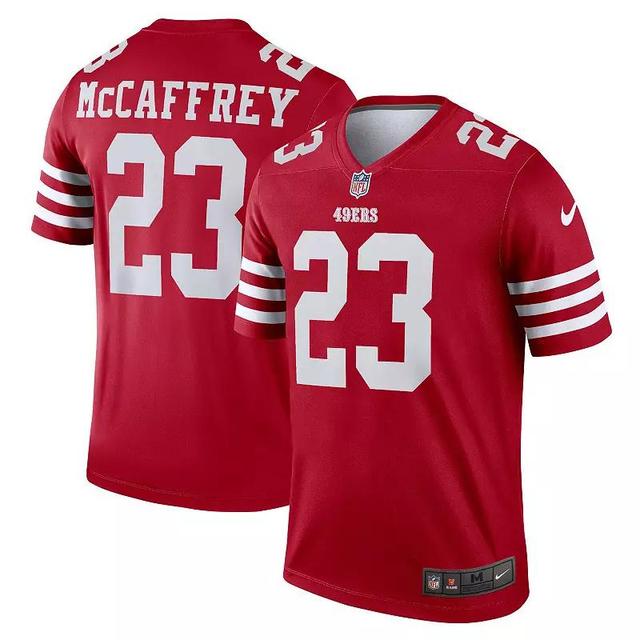 Mens Nike Christian McCaffrey Scarlet San Francisco 49ers Legend Jersey Product Image