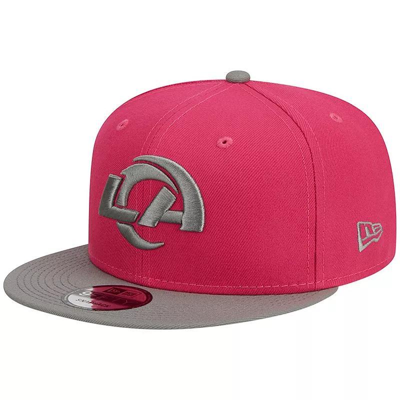 Mens New Era /Gray Los Angeles Rams 2-Tone Color Pack 9FIFTY Snapback Hat Product Image