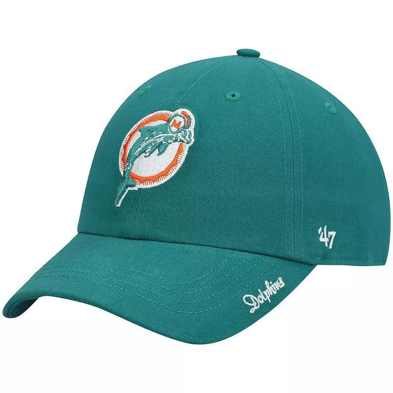 Womens 47 Aqua Miami Dolphins Miata Clean Up Legacy Adjustable Hat, Turquoise A Product Image