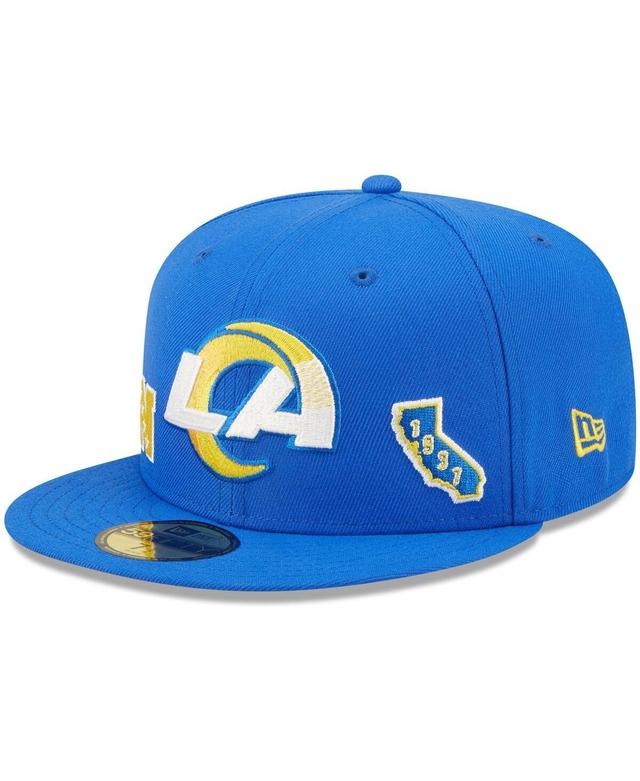 Mens New Era Royal Los Angeles Rams Identity 59FIFTY Fitted Hat Product Image