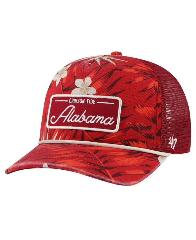 47 Brand Mens Crimson Alabama Crimson Tide Tropicalia Hitch Adjustable Hat Product Image