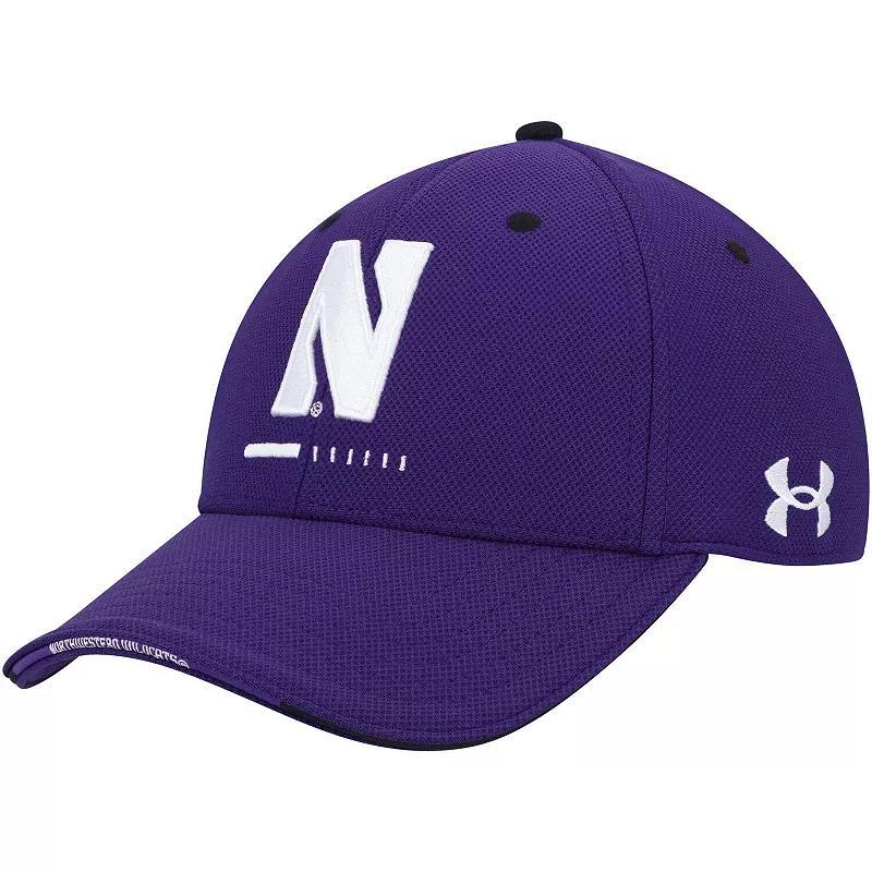 Mens Under Armour Purple Northwestern Wildcats Blitzing Accent Performance Flex Hat Product Image