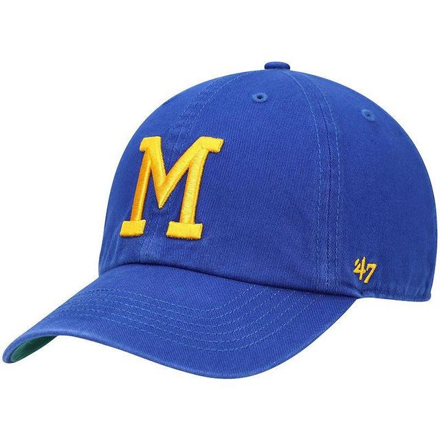 Mens 47 Royal Milwaukee Brewers Cooperstown Collection Franchise Logo Fitted Hat Product Image