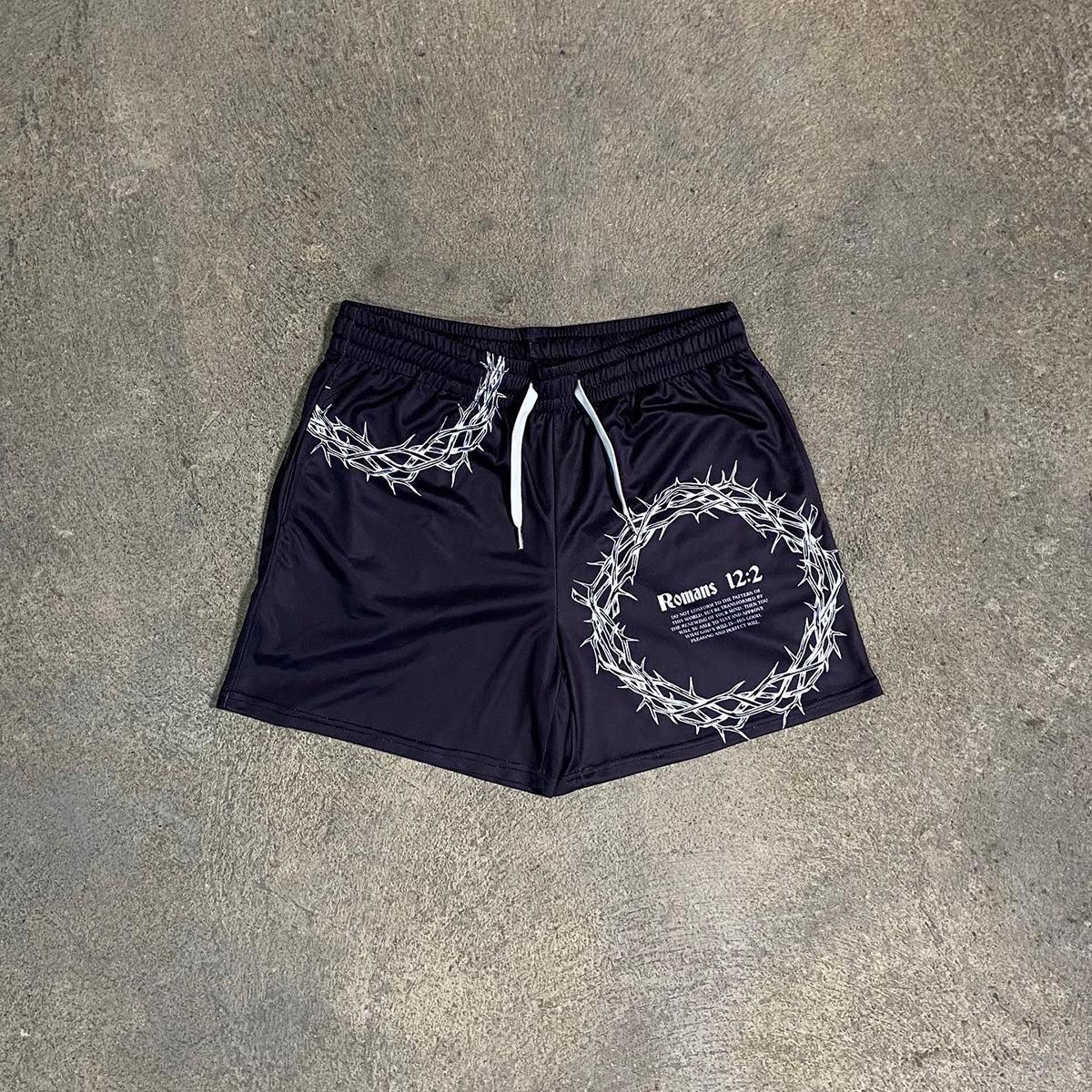 Sopula Jesus Romans 12 2 Mesh Shorts Product Image