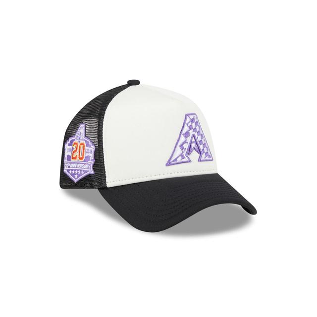 Arizona Diamondbacks Checkered Flag 9FORTY A-Frame Trucker Hat Male Product Image