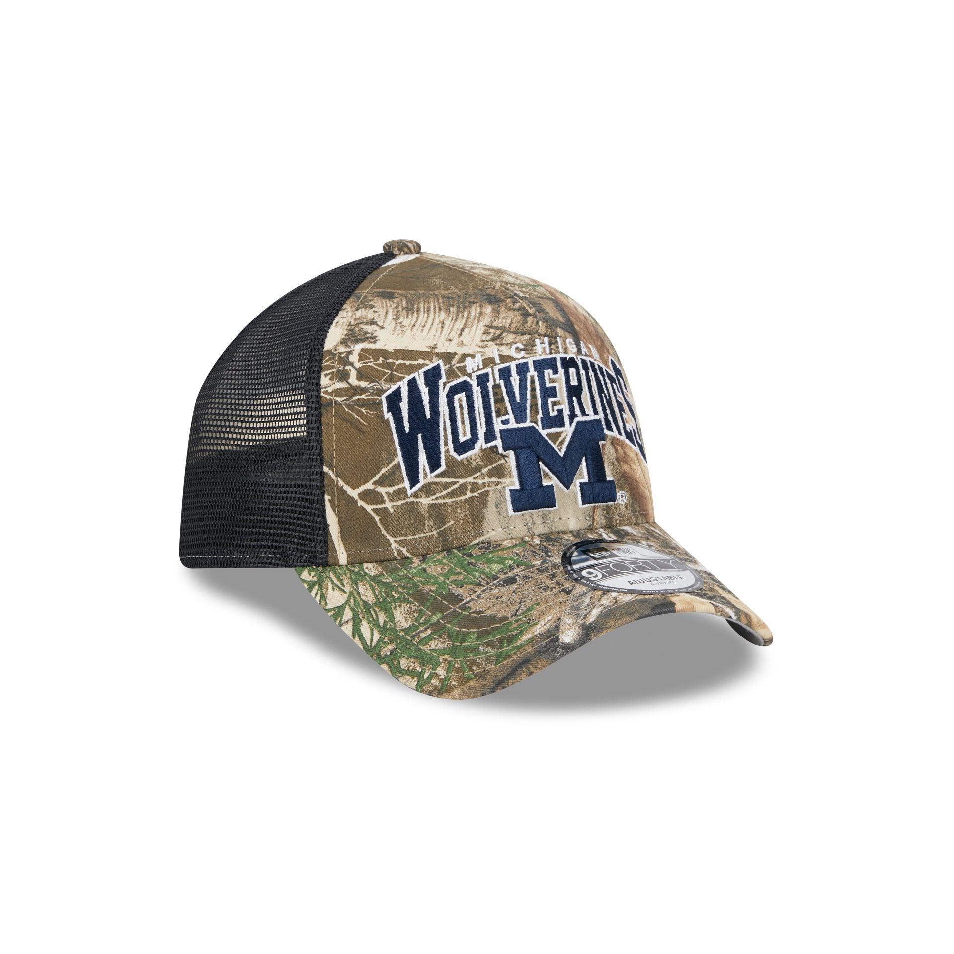 Michigan Wolverines Active 9FORTY A-Frame Trucker Hat Male Product Image