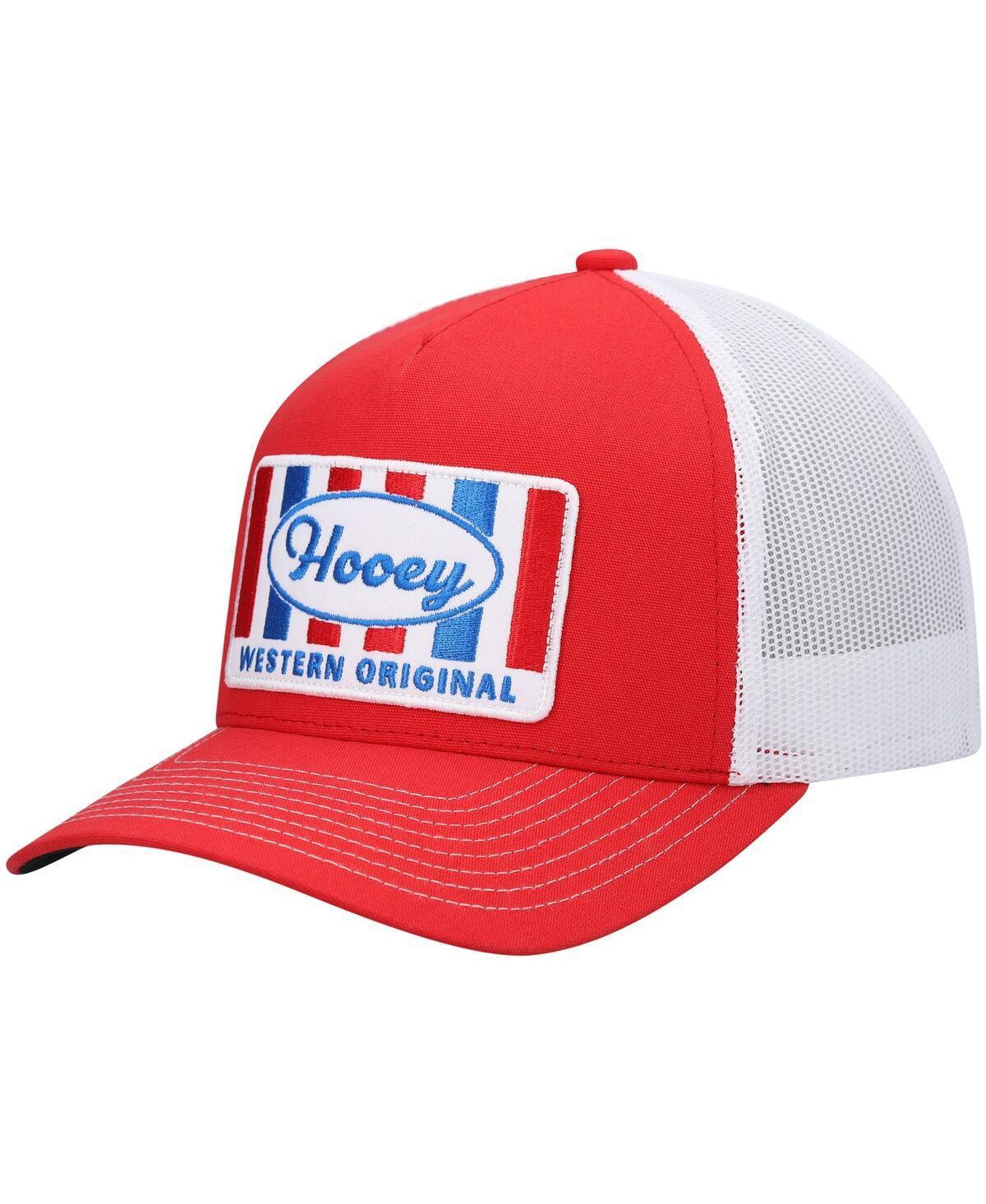 Mens Hooey Red Sudan Trucker Snapback Hat - Red Product Image