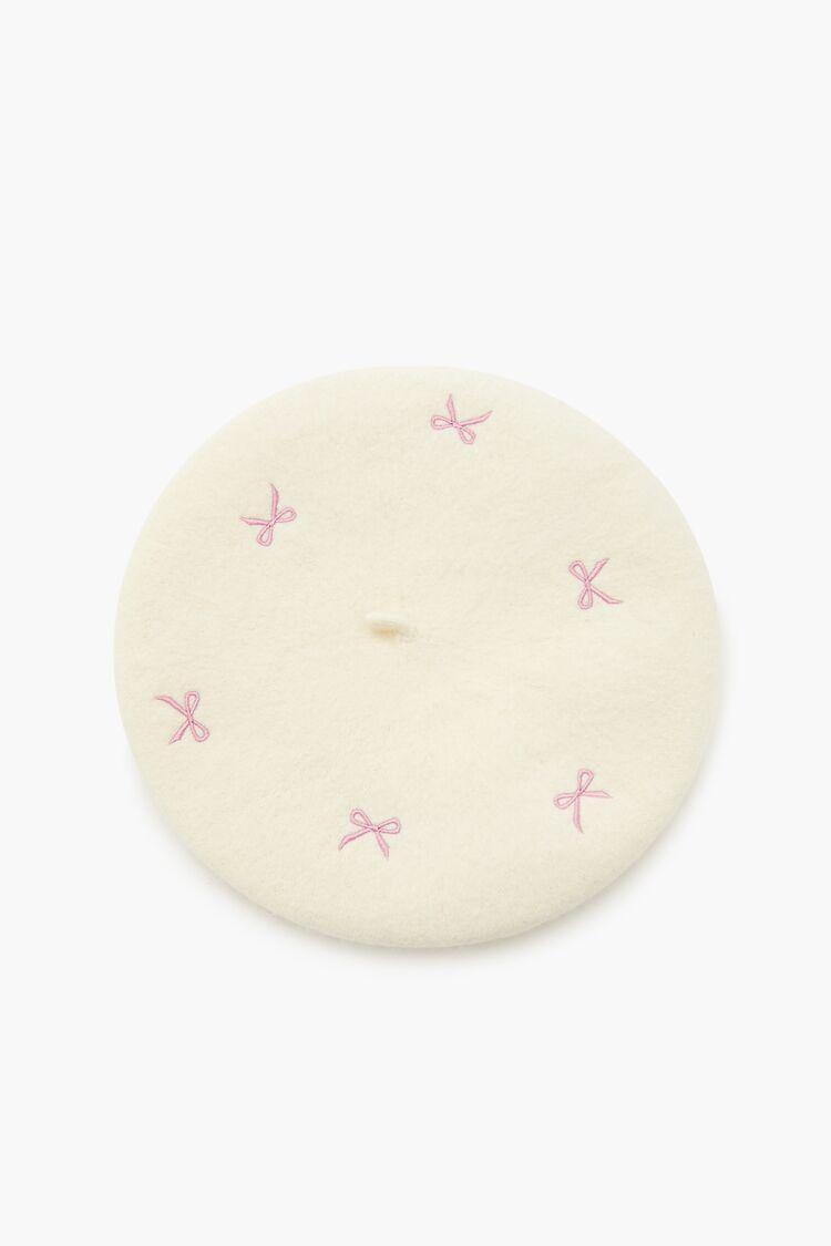 Embroidered Bow Beret | Forever 21 Product Image