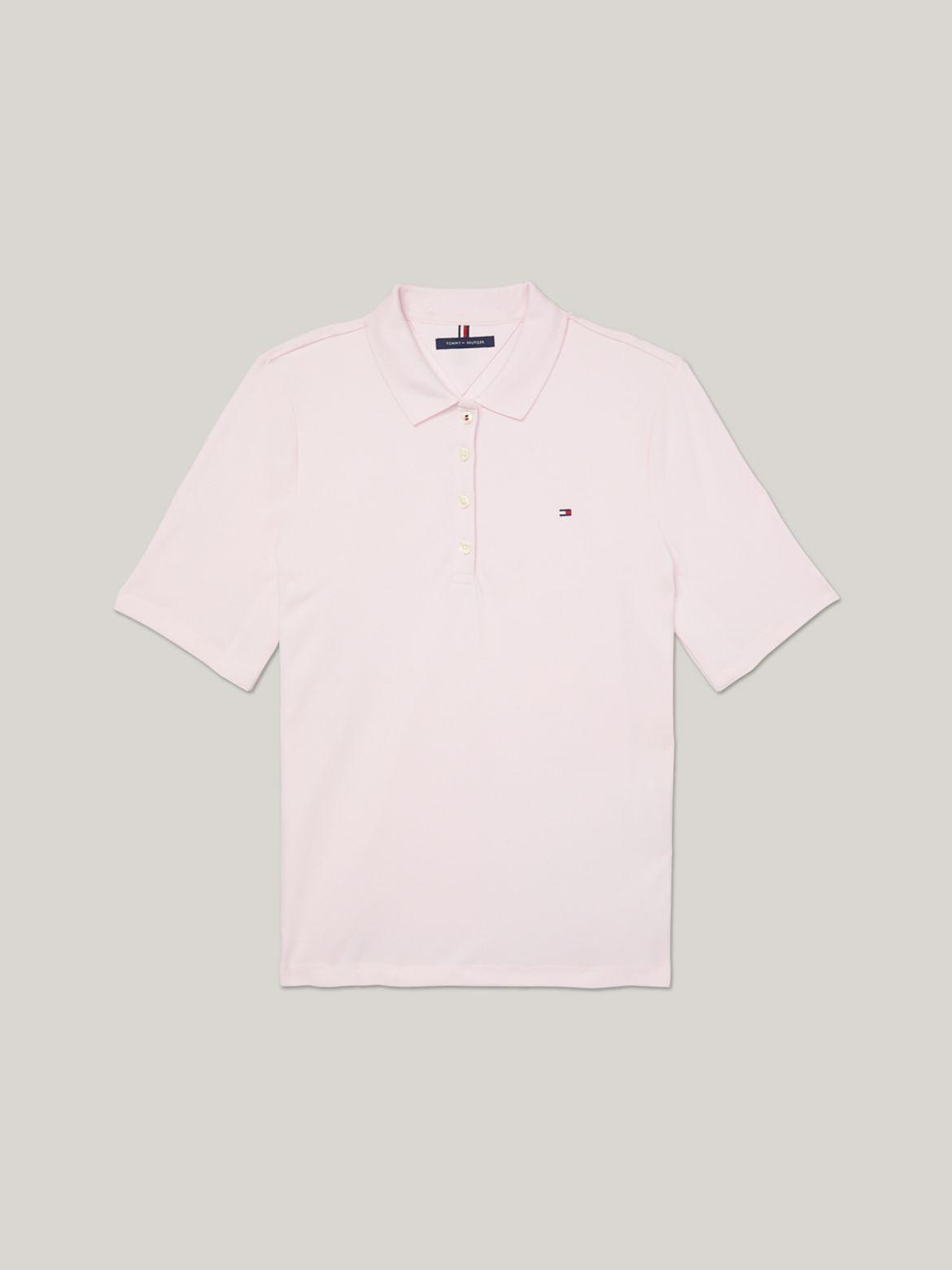 Tommy Hilfiger Women's Seated Fit Solid Zip Polo product image