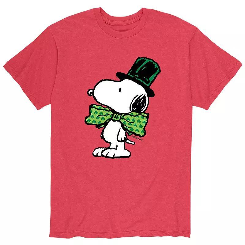 Mens Peanuts Snoopy St. Patricks Day Bowtie Tee Product Image