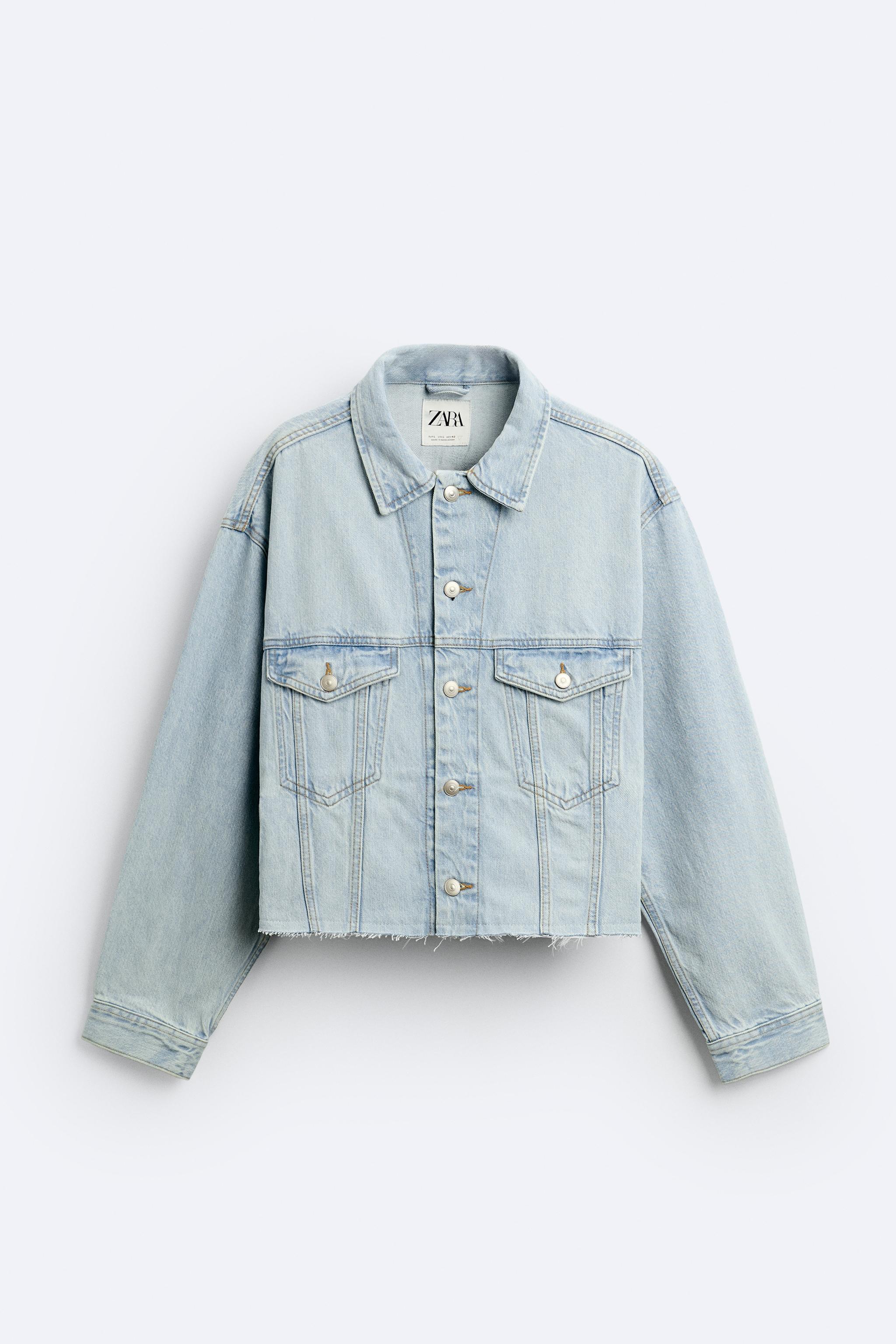 CROPPED DENIM JACKET Product Image