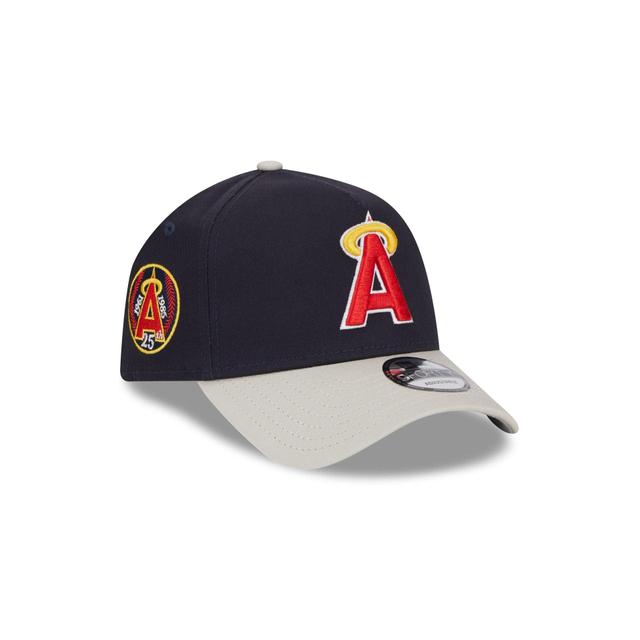 Los Angeles Angels Coop Logo Select 9FORTY A-Frame Snapback Hat Male Product Image