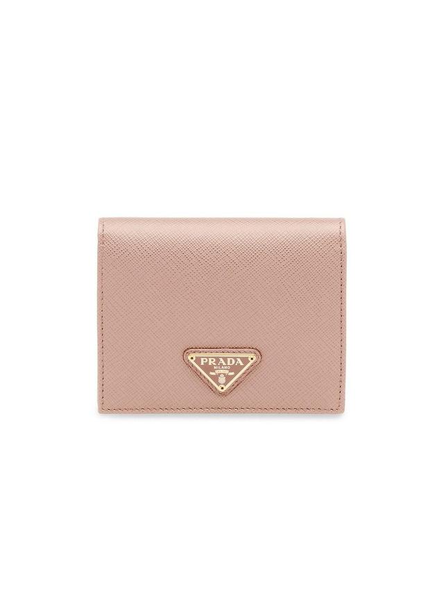 Womens Small Saffiano Leather Wallet Product Image