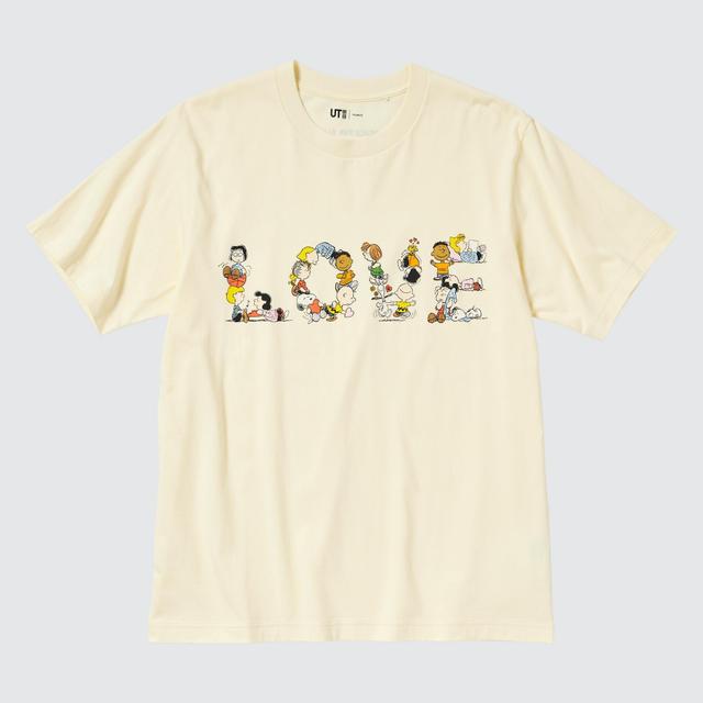 Peace For All Short-Sleeve Graphic T-Shirt (Peanuts) Yellow 2XL UNIQLO US Product Image