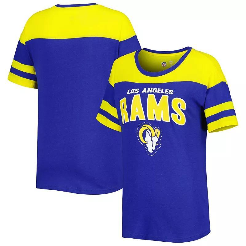 Womens G-iii 4Her by Carl Banks Royal Los Angeles Rams Play the Ball T-shirt - Royal Product Image