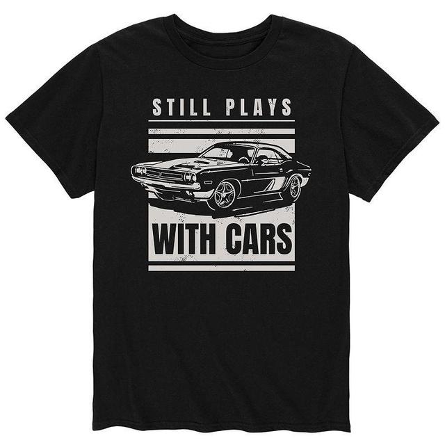 Big & Tall Plays With Cars Tee, Mens Product Image