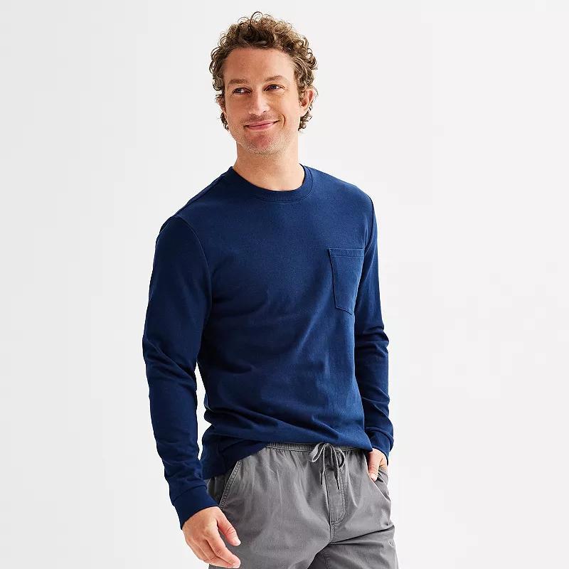 Mens Sonoma Goods For Life Heavyweight Long Sleeve T-Shirt Product Image